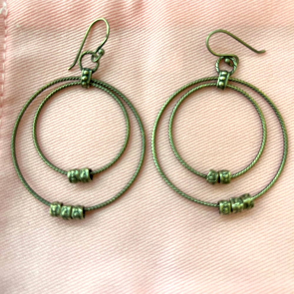 Silpada silver earrings